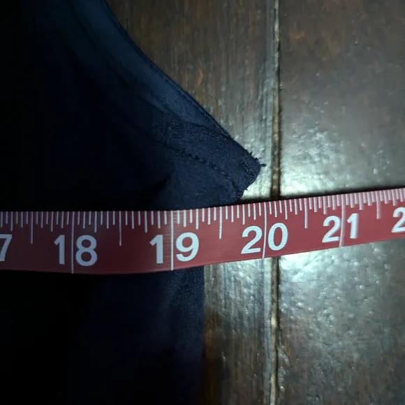 George Fitted Dark Navy V-Neck Midi Tank Dress - Picture 3 of 6